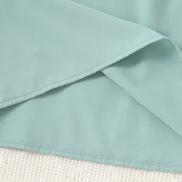 Girls Green Flutter Sleeves A-Line Casual Dress Casual Dresses