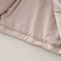 Boys Beige Long Sleeve Fleece Jacket With Quilted Vest & Jogger Sets Sets