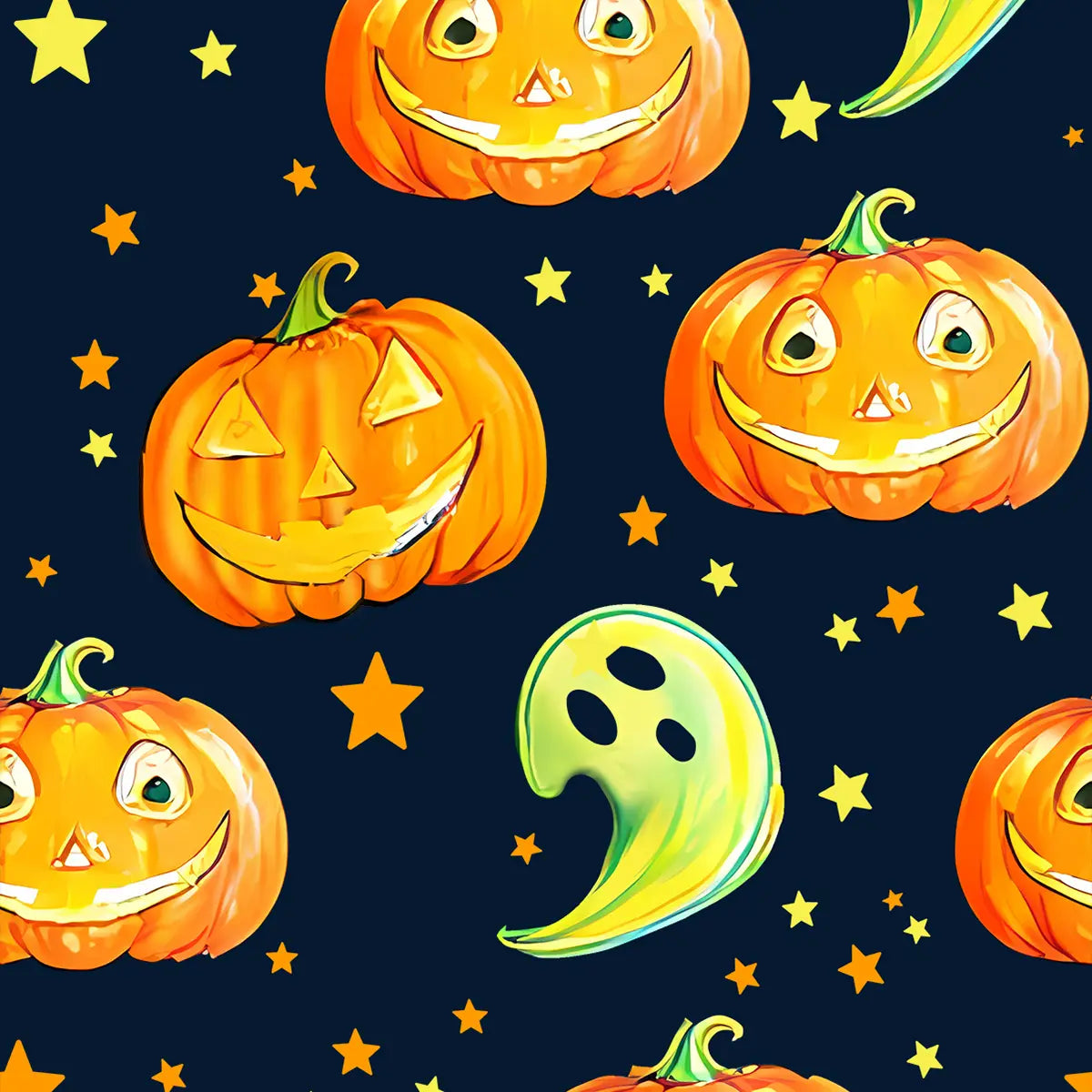 Boys Black Halloween Pumpkin Printed T-Shirt With Jogger Co-ord Sets 2 pc. Sets