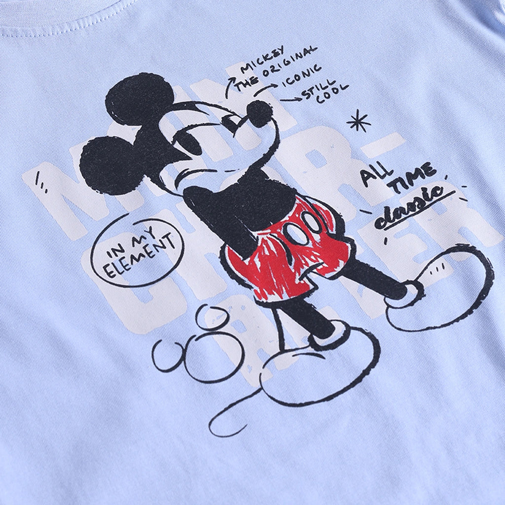 Includ Boys Cartoon Printed Summer T-Shirt With Elasticated Shorts Set 2 pc. Sets