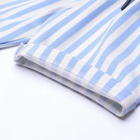 Boys Sky Blue Animal Graphic Short Sleeve T-Shirt With Drawstring Shorts Sets 2 pc. Sets