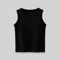 Boys Solid Sleeveless Tank Vests Tshirts Black 1-2 Y 