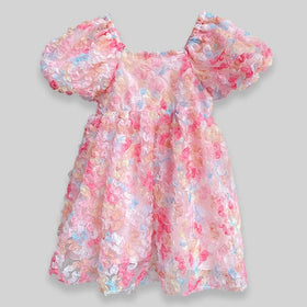 Girls Party Dress with Bow Casual Dresses   