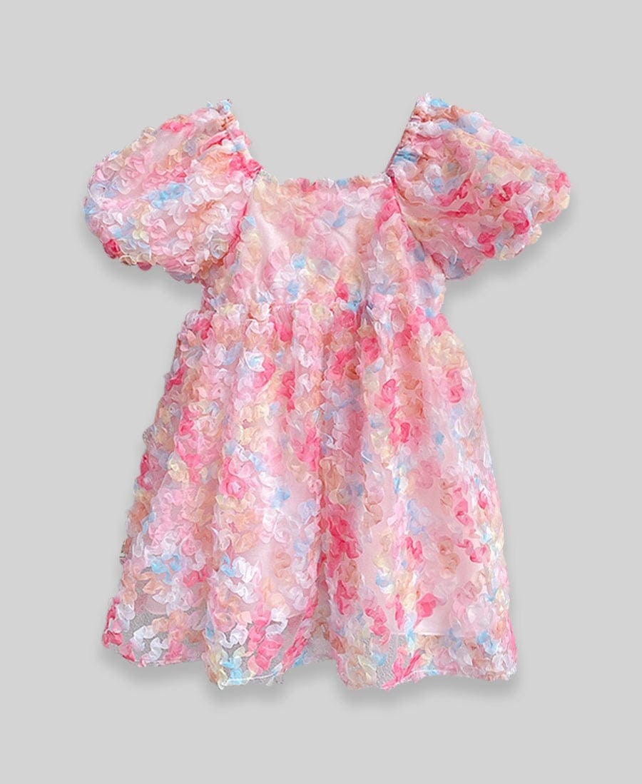 Girls Party Dress with Bow Casual Dresses   