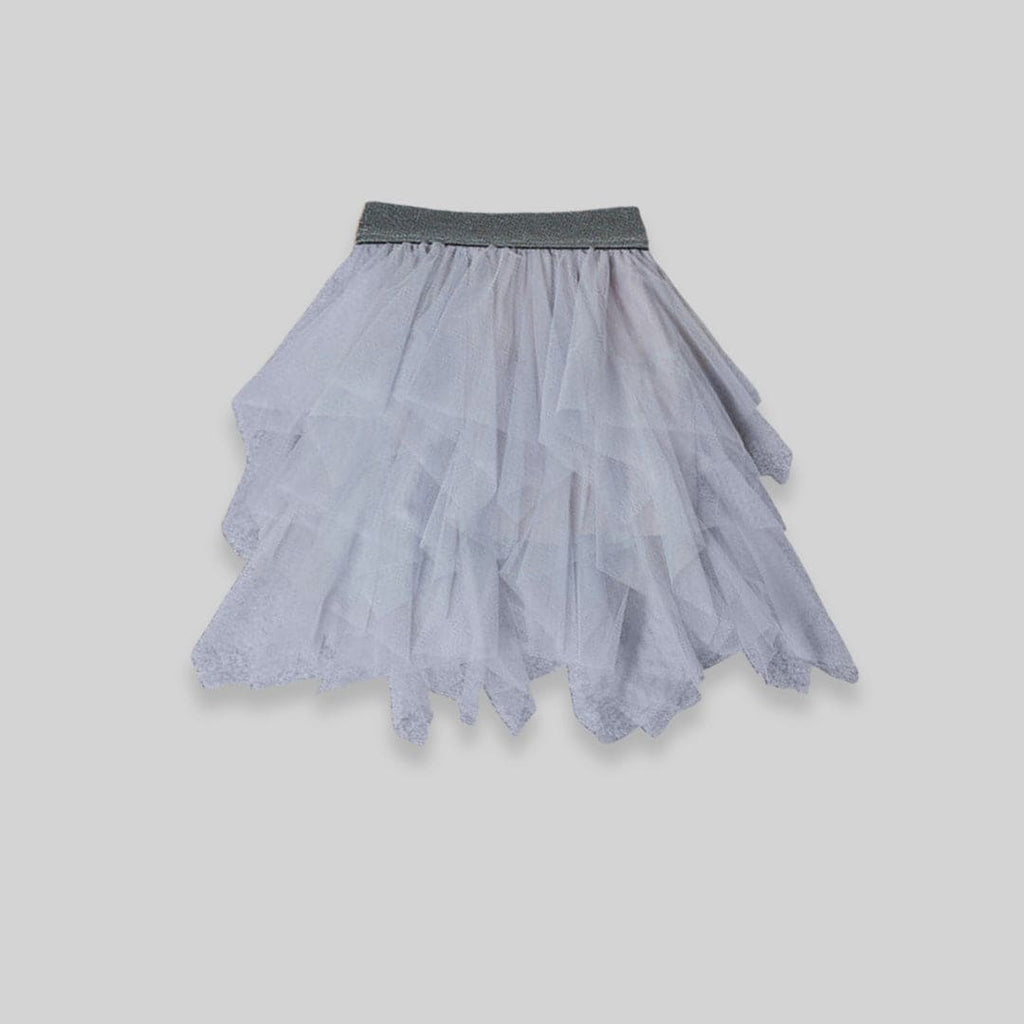Girls Handkerchief Hem Tulle Skirt