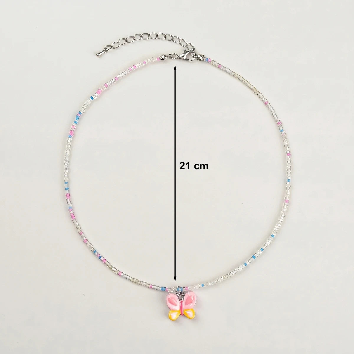 Pack Of 4 Girls Multicolour Beaded Charm Necklace Sets Necklace and Chains
