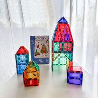 Multicolor 60-Piece Magnetic Building Tiles Set Trending Accessories