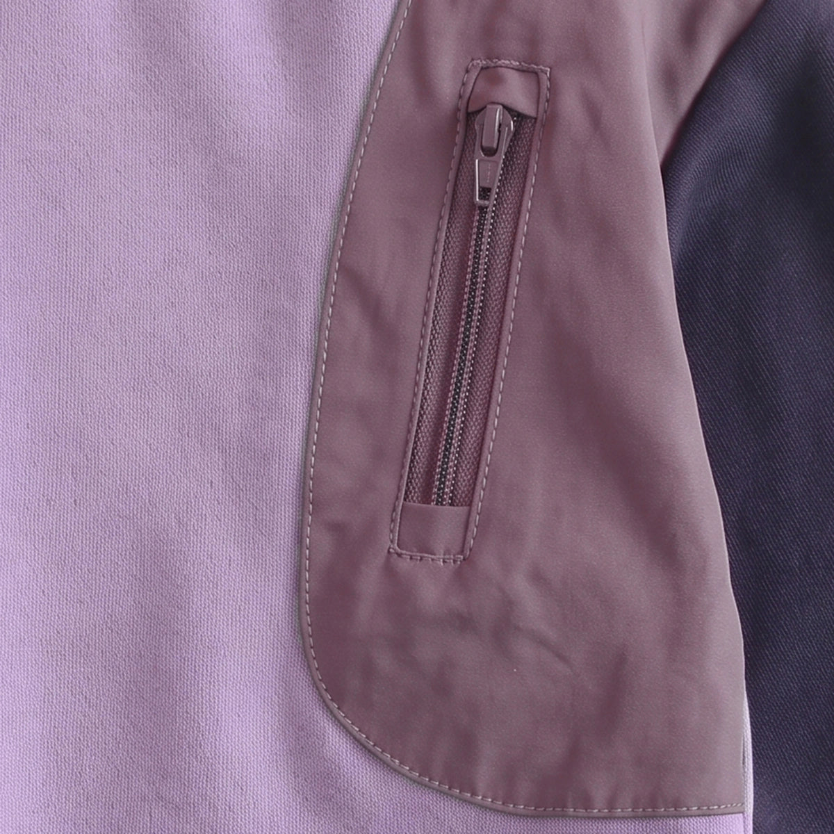 Boys Purple Colourblocked Long Sleeve Sweatshirt Sweatshirts & Hoodies