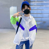 Boys Long Sleeve Sun Protection Summer Jacket Coats & Jackets   