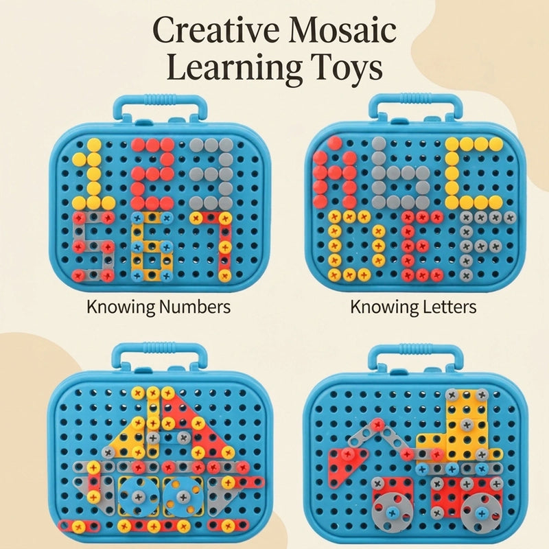 Unisex Blue Drill & Doodle Builder Trending Accessories