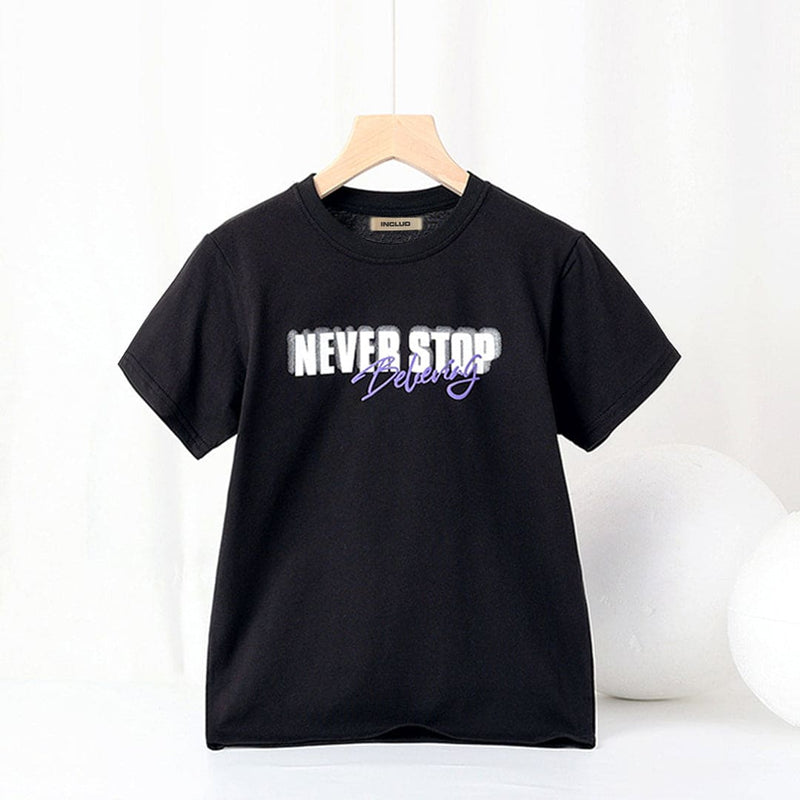 Boys Printed Short Sleeves T-Shirt Tshirts