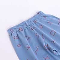 Girls Peach Pink Graphic Printed Short Sleeve T-shirts With Elasticated Legging Sets Sets
