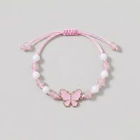 Pack Of 5 Girls Multicolour Butterfly Beaded Bracelet Sets Bracelet