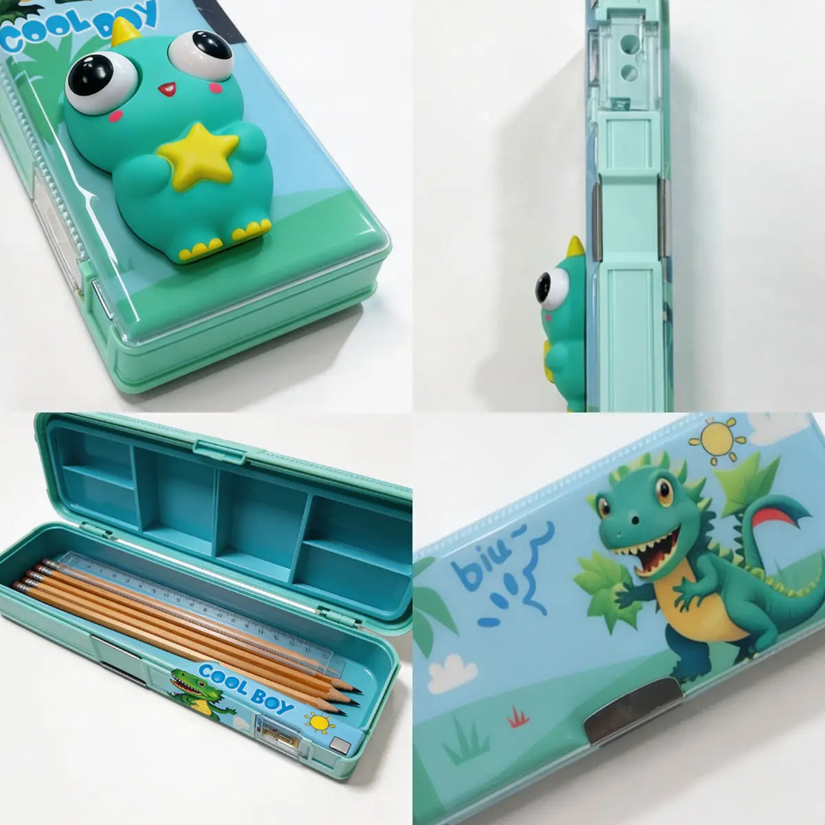Kids Dinosaur Pencil Case Organizer Trending Accessories