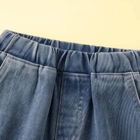 Boys Blue Relaxed Fit Denim Pants Pants