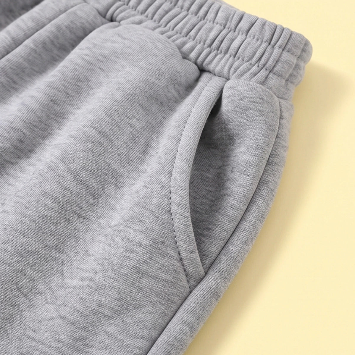 Boys Grey Typographic Sweatshirt & Jogger Sets Sets