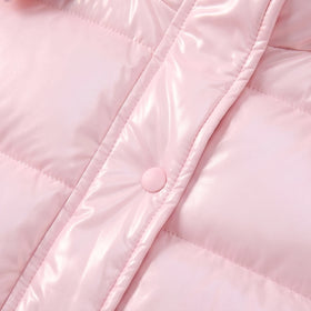 Girls Off White Sleeveless Hooded Puffer Jacket Coats & Jackets