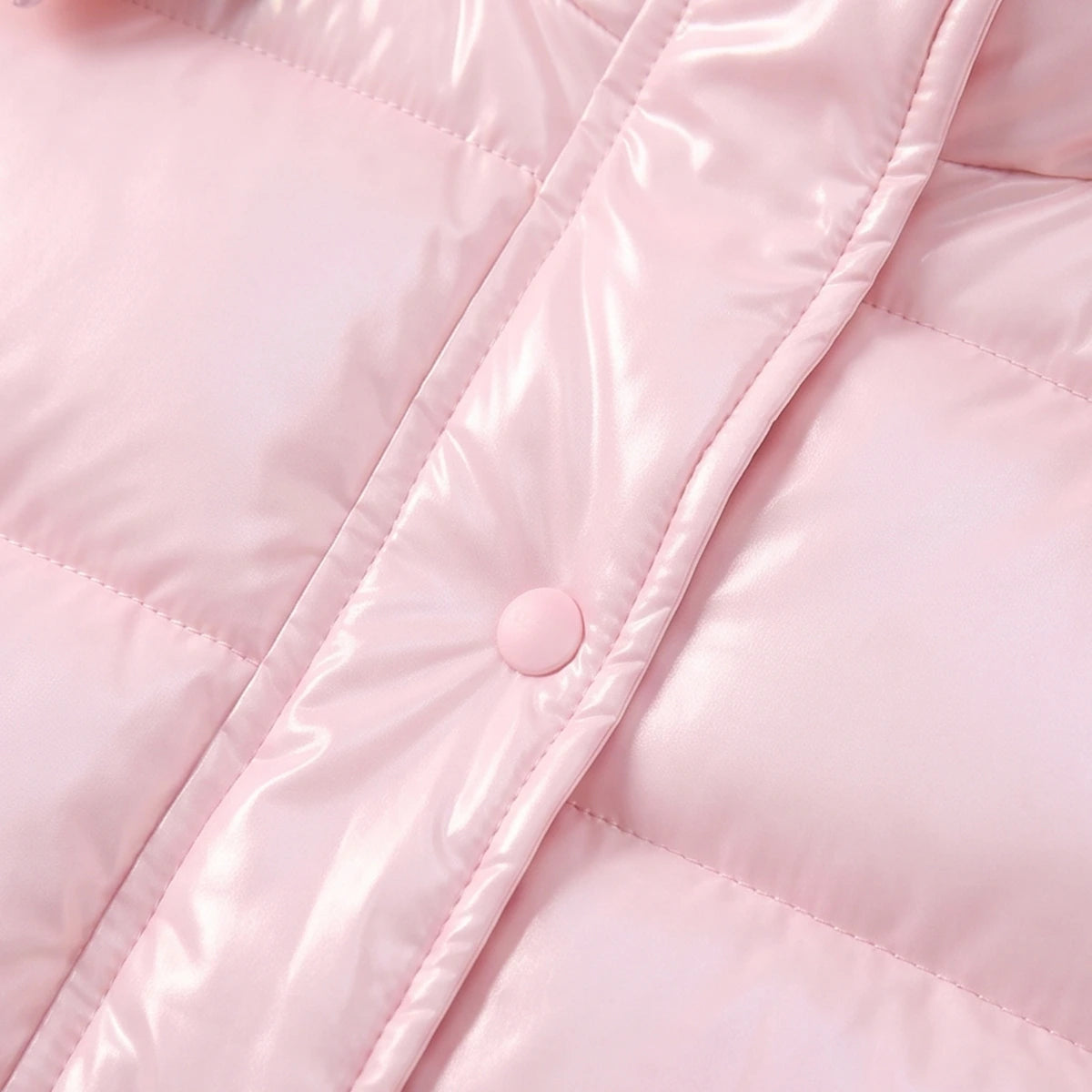 Girls Off White Sleeveless Hooded Puffer Jacket Coats & Jackets