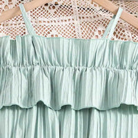 Girls Off Shoulder Fit & Flare Dress Casual Dresses   