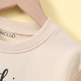 Boys Apricot Typographic Sweatshirt & Joggers Co-ord Sets Sets