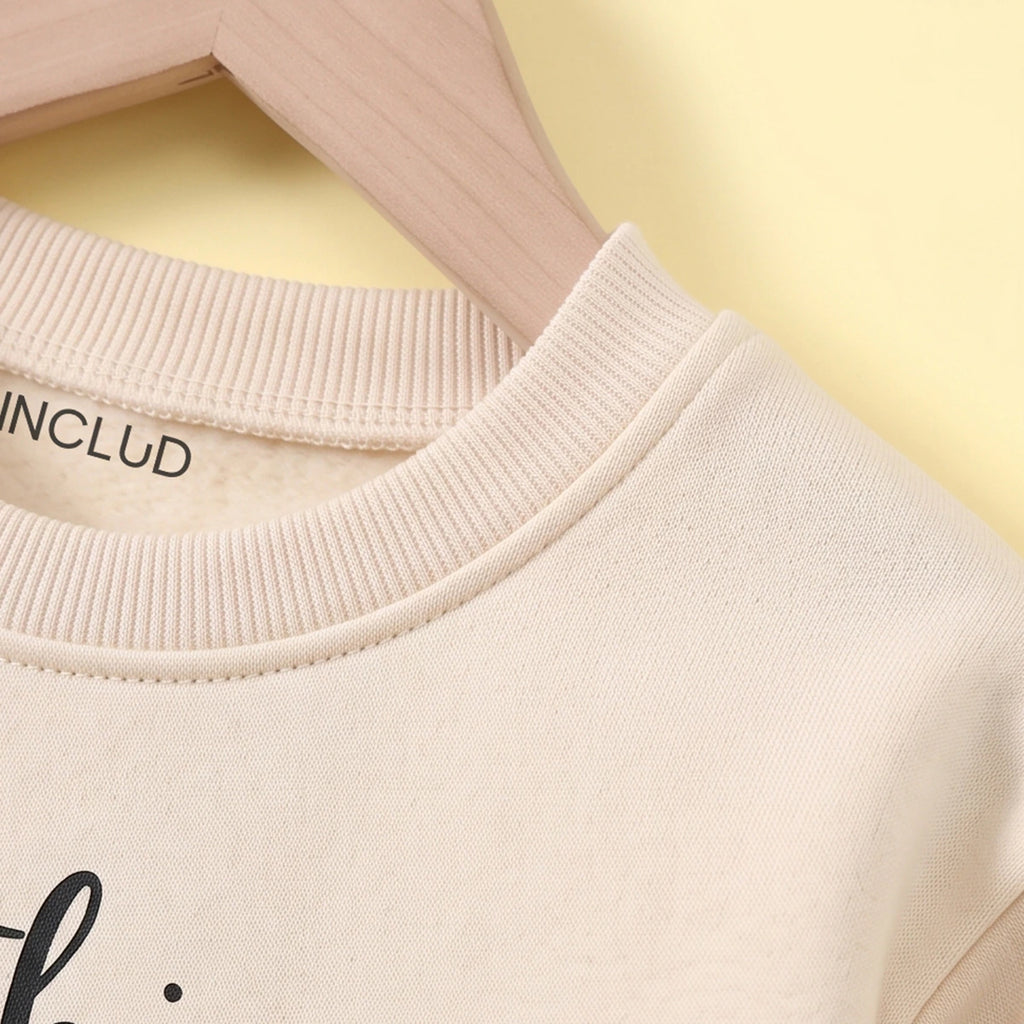Boys Apricot Typographic Sweatshirt & Joggers Co-ord Sets Sets