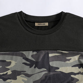 Boys Black Short Sleeve Camouflage Printed T-Shirt With Shorts Set 2 pc. Sets