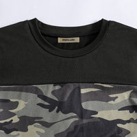 Boys Black Short Sleeve Camouflage Printed T-Shirt With Shorts Set 2 pc. Sets