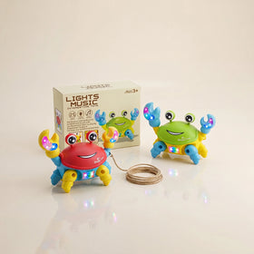Crawling Crab Toy for Toddlers, Musical Baby Toy with LED Lights Trending Accessories Surprise Shade Onesize