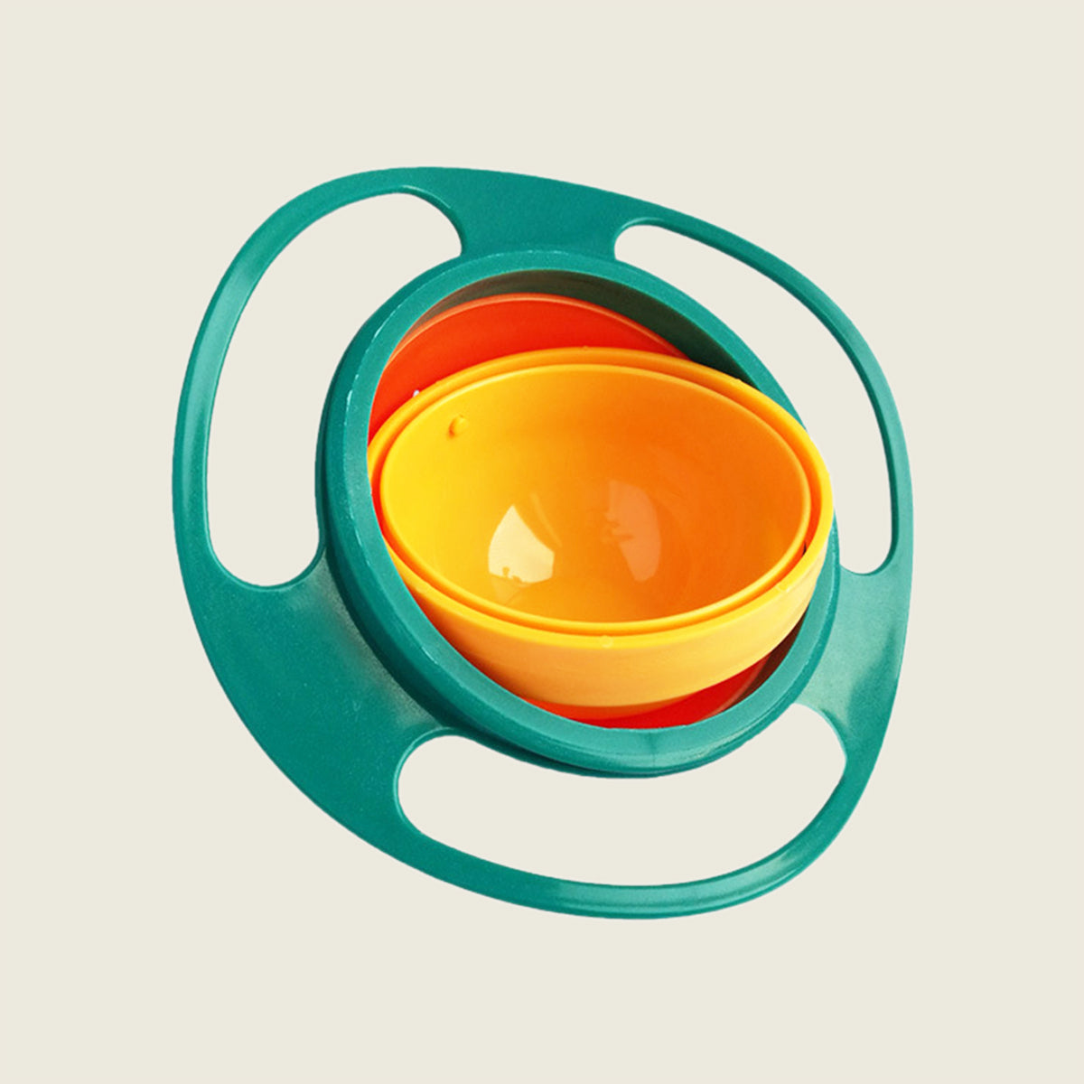Baby Green Gyroscope No-Spill Bowl Trending Accessories Green Onesize