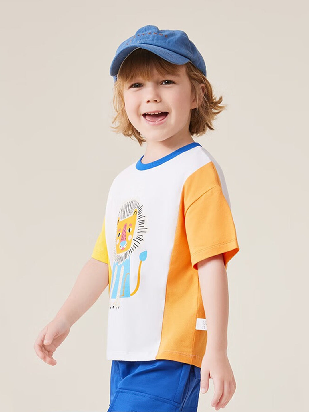 Boys Drop Shoulder Printed Casual T-shirt Tshirts   