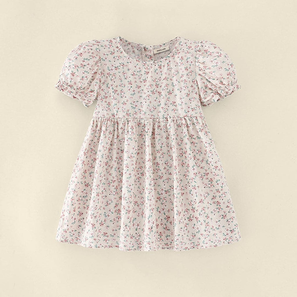 Girls Floral Print Casual Dress Casual Dresses   