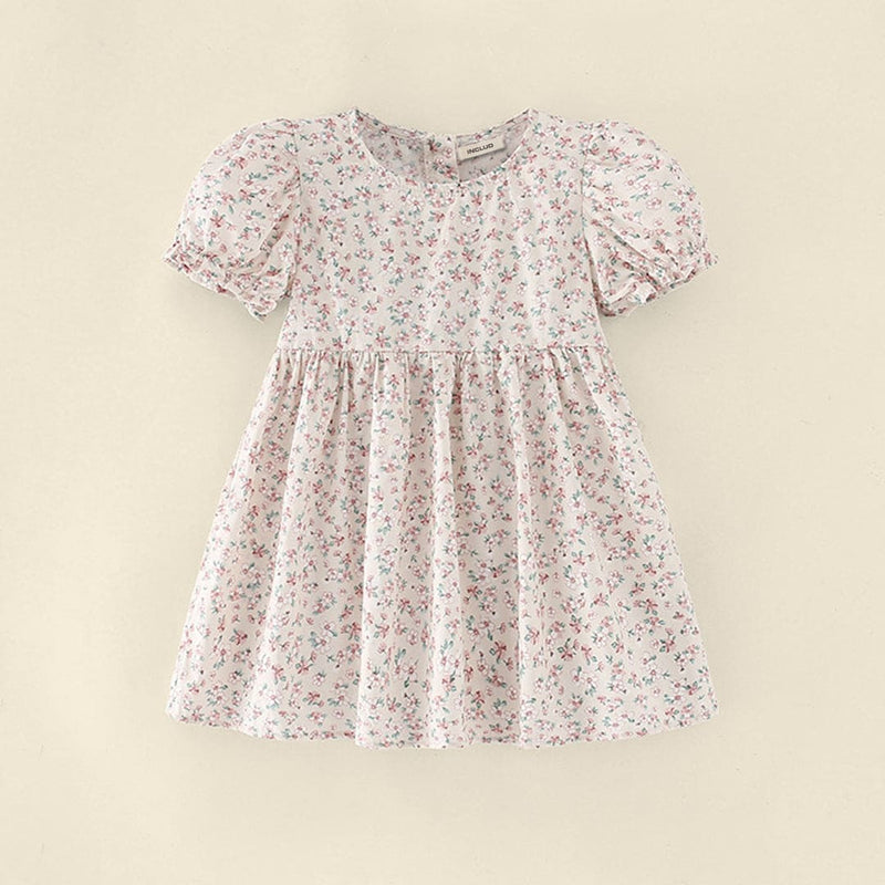 Girls Floral Print Casual Dress Casual Dresses   