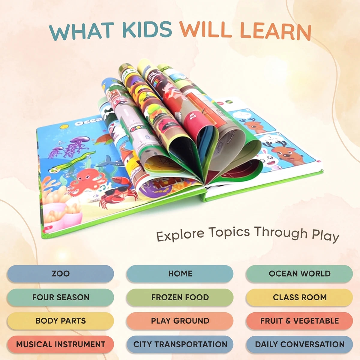 12-in-1 Musical Learning Book Trending Accessories