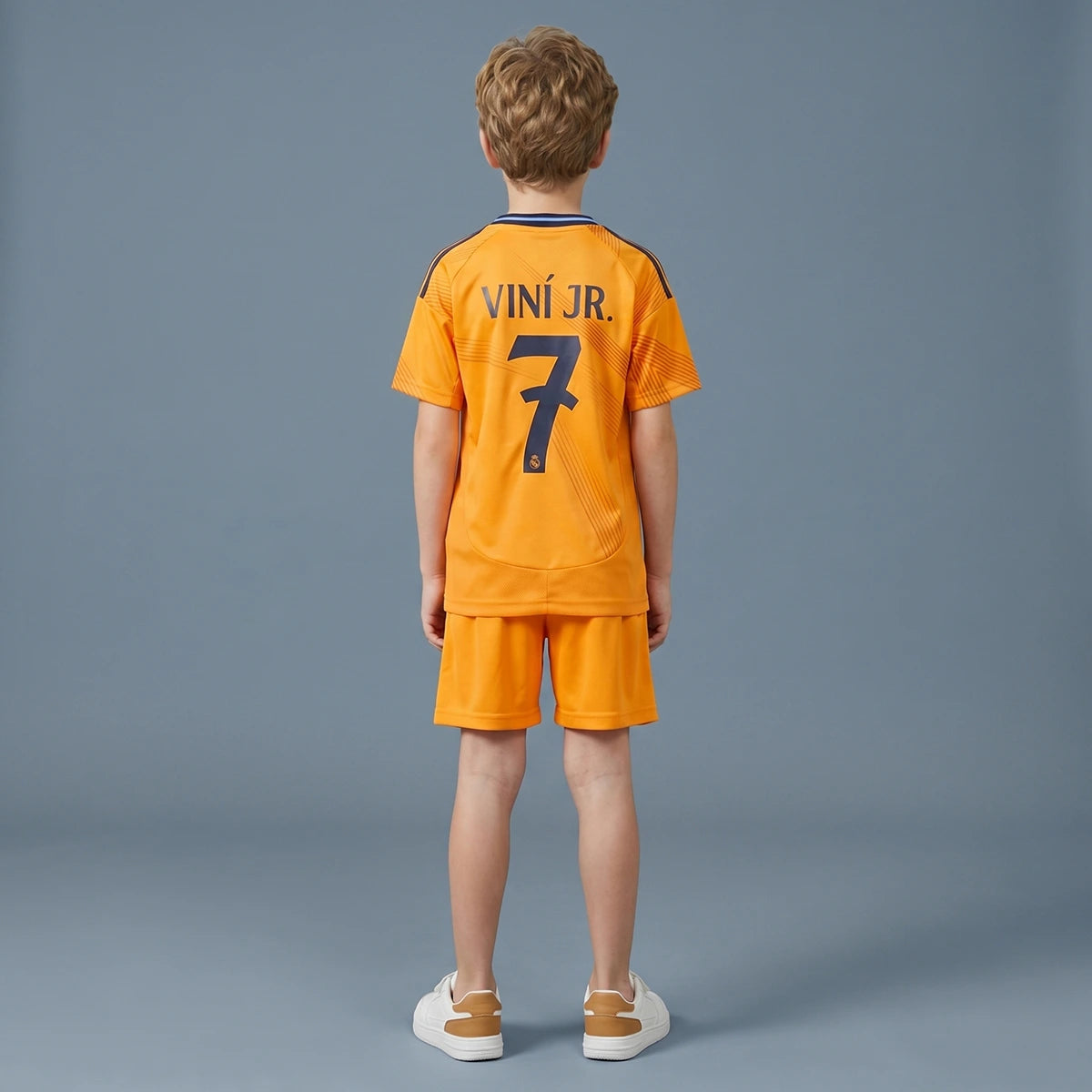 Boys Orange Short Sleeve Typography Print T-Shirt With Shorts Sets 2 pc. Sets