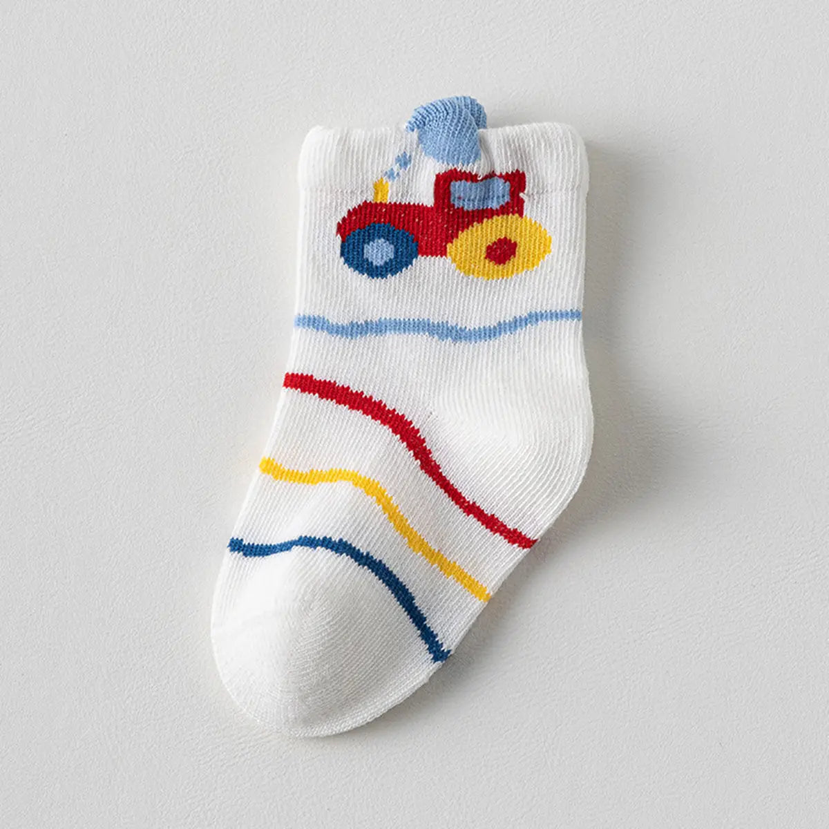 Pack of 3 Boys Multicolour Jacquard Ankle Length Socks Socks
