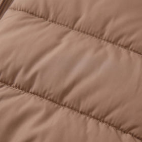 Boys Brown Hooded Quilted Puffer Jacket Coats & Jackets