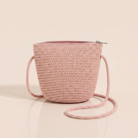 Girls Pink Bunny Applique Sling Bag Sling Bags