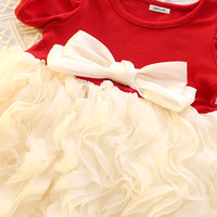 Girls Ruffle Fit & Flare Dress Party Dresses   