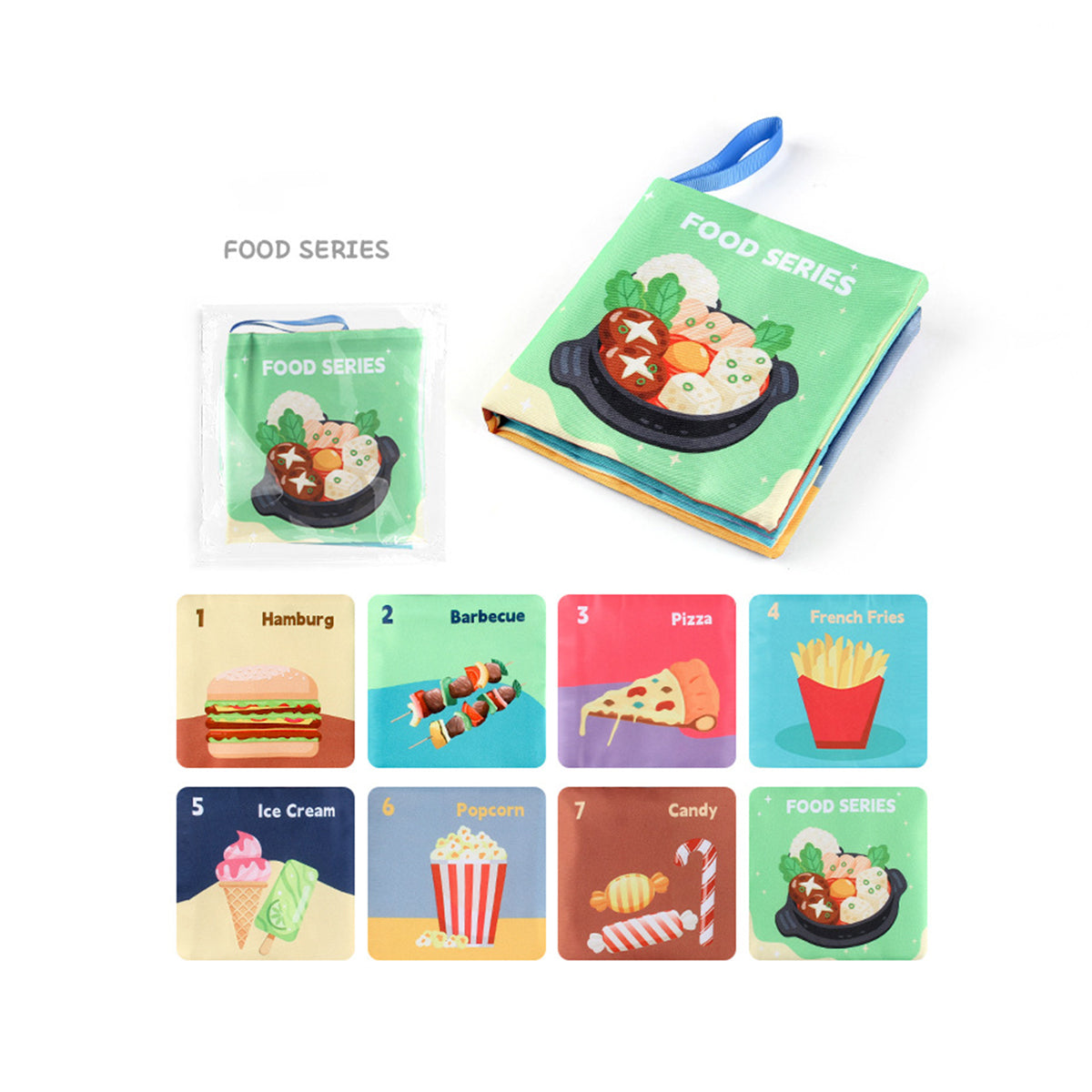 Kids Soft Cloth Books - Set of 8 Trending Accessories