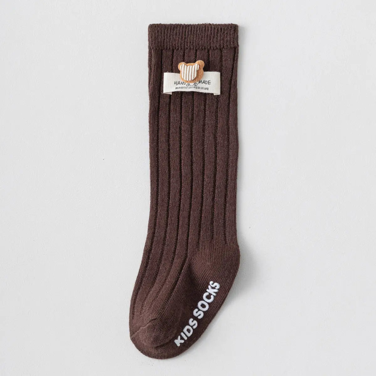 Pack of 6 Boys Multicolour Bear Applique Calf Length Cotton Socks Socks