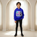Boys Royal Blue K-POP Fever Graphics Hoodies Sweatshirts & Hoodies Royal Blue 5-6 Y