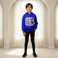 Boys Royal Blue K-POP Fever Graphics Hoodies Sweatshirts & Hoodies Royal Blue 5-6 Y