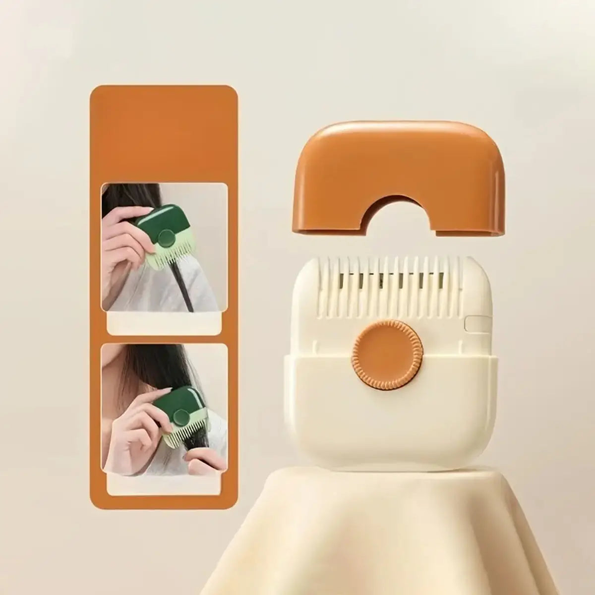 Orange Dual-Sided Hair Thinning Comb Trending Accessories Orange Onesize