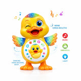 Kids Yellow Musical Dancing Duck Toy with Lights