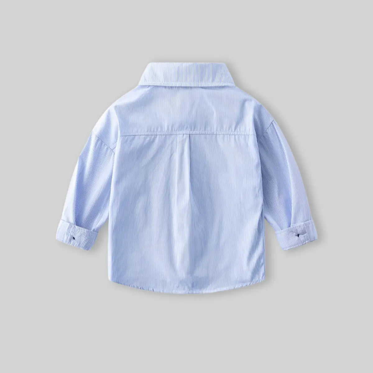 Boys Light Blue Pin Stripes Shirt With long Sleeves Shirts