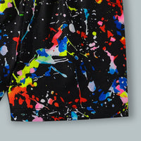 Boys Black Dinosaur Printed Glow in the Dark T-Shirt & Shorts Set 2 pc. Sets