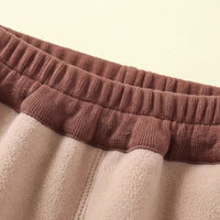 Boys Light Brown Paw Applique Jogger Joggers