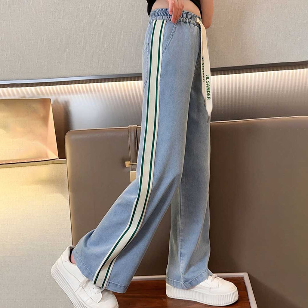 Girls Elasticated Straight Fit Trouser Joggers   