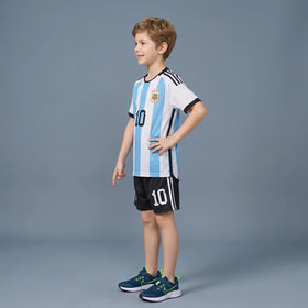 Boys Blue Striped Short Sleeve T-Shirt With Shorts Sets 2 pc. Sets