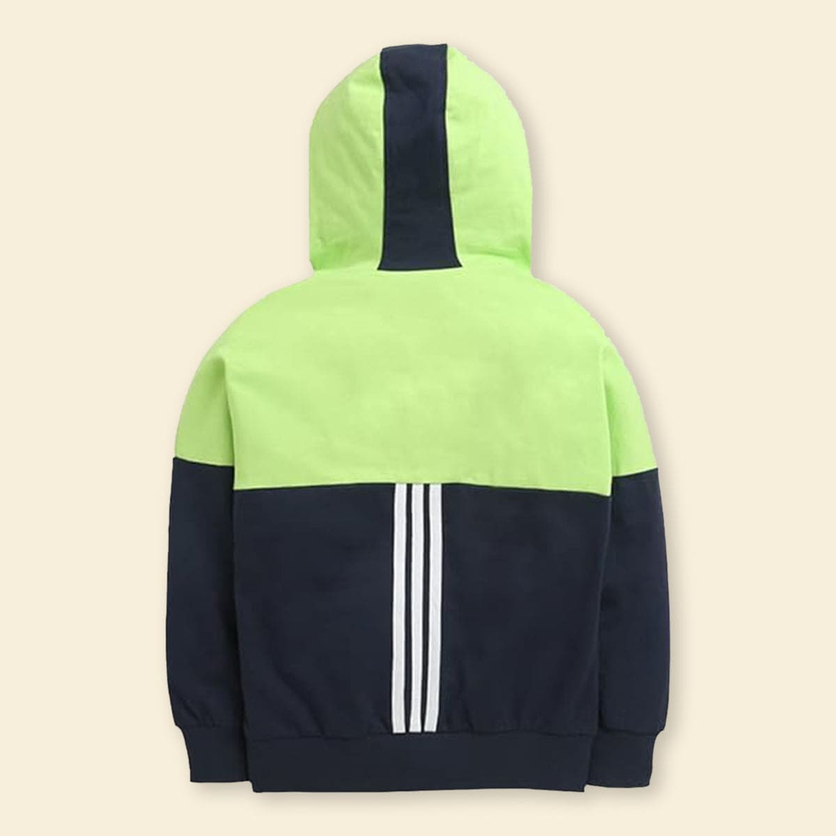 Boys Green Hooded Sweat Shirt with Track Pant Set Sweatshirts & Hoodies